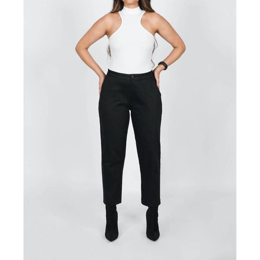 NEW AAM crop pant in black